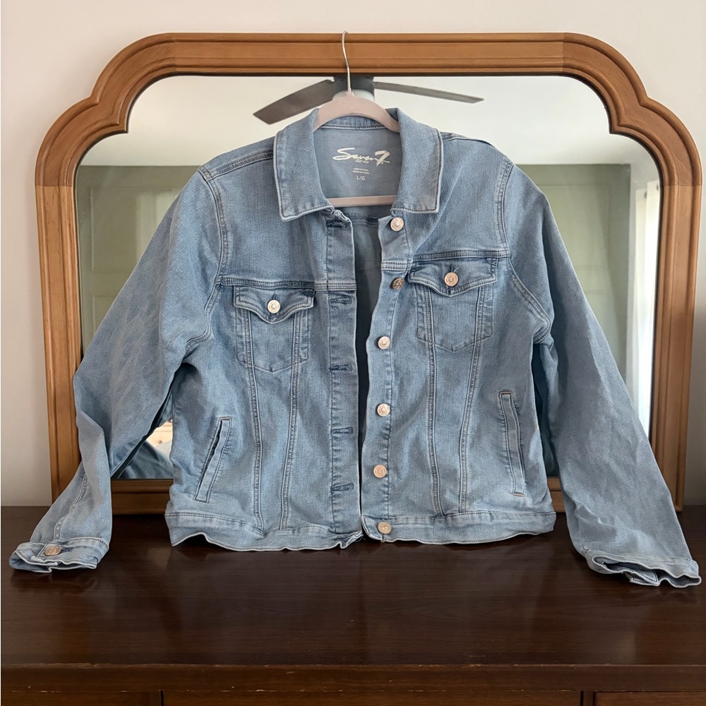 7 for all mankind denim jacket
